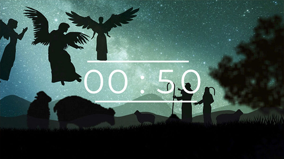 Christmas Nativity Countdown Timer image number null